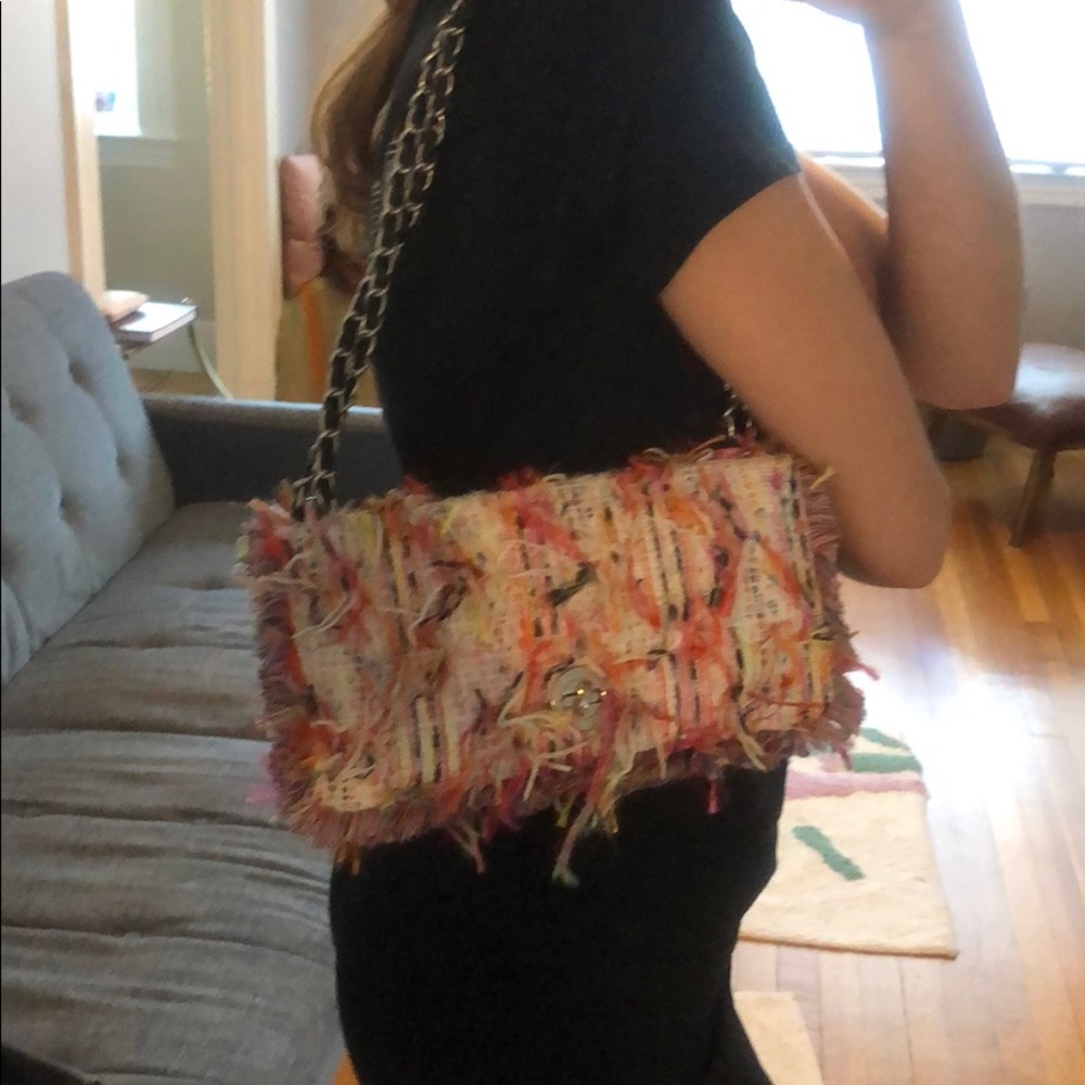 Fabric crossbody purse